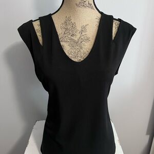 BOLD elements Black Cutout Tank Top